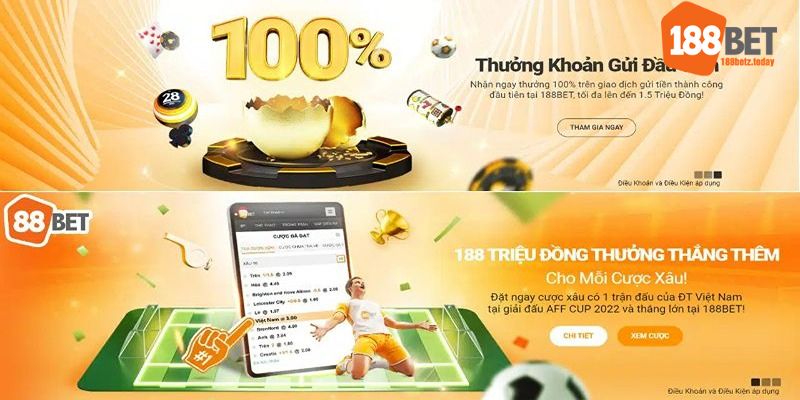 Giới thiệu tổng quan về khuyến mãi 188BET